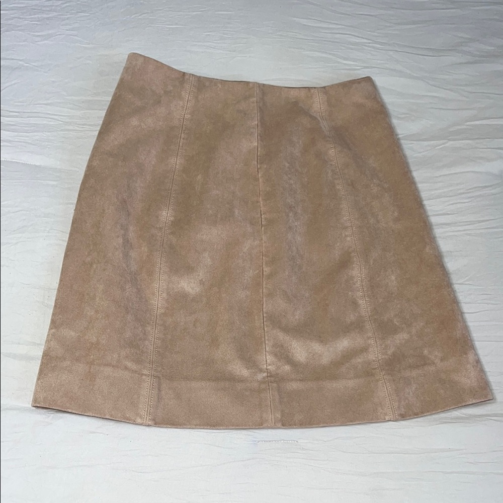 Babaton Tan A-Line Mini Skirt Casual